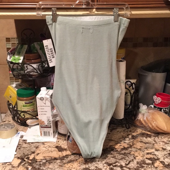 UO Out from Under Velvet Strapless Bodysuit - Picture 4 of 6